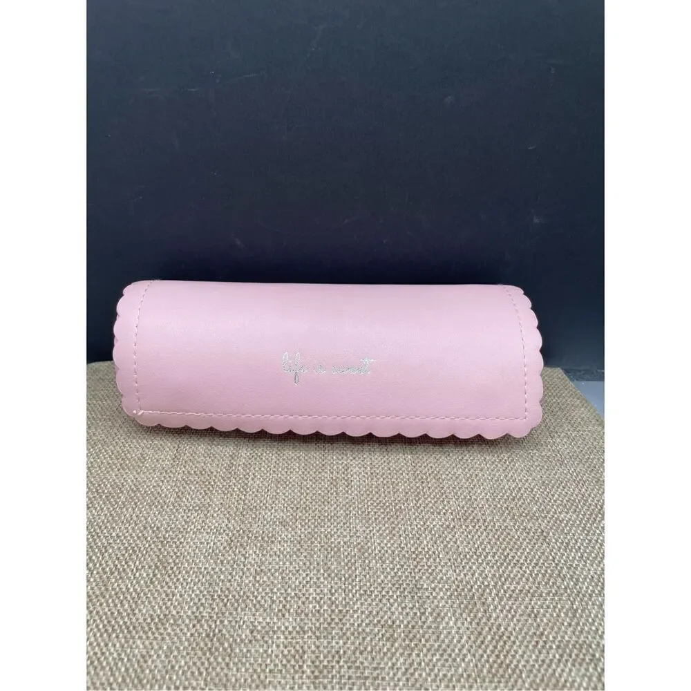 Lauren Conrad Life is Sweet Jewelry or Cosmetic Travel Case Case Pink